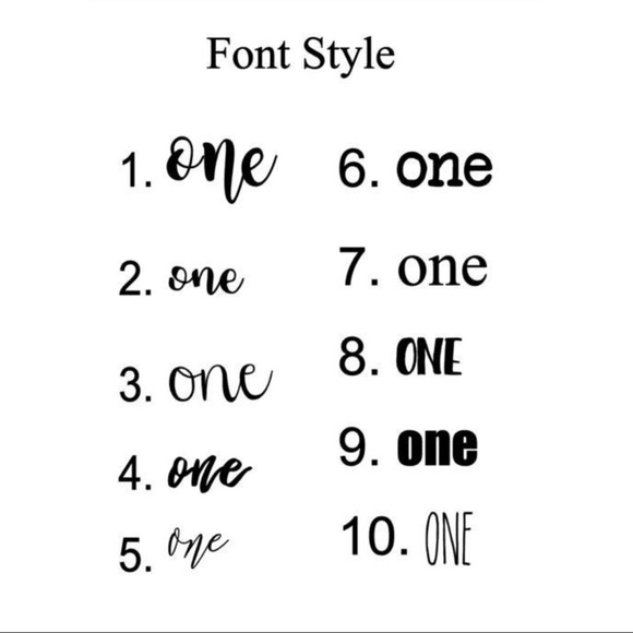 Custom Wood table numbers - Picture 4 of 4